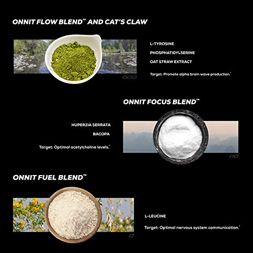 ONNIT Alpha Brain (120ct) - Over 1 Million Bottles Sold - Premium Nootropic Brain Sup - Maple Wellness Supplements