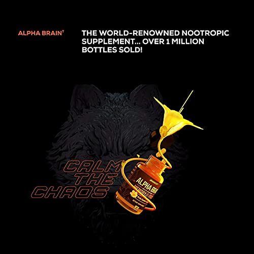 ONNIT Alpha Brain (120ct) - Over 1 Million Bottles Sold - Premium Nootropic Brain Sup - Maple Wellness Supplements