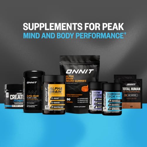 ONNIT Creatine Monohydrate Powder – IGEN™ Non-GMO Tested, 5g Premium Creatine for Muscle Strength, Power & Lean Mass, Supports Brain Health & Cellular Energy, Unflavored, 30 Servings, 5.29 oz 3-Pack - Maple Wellness Supplements