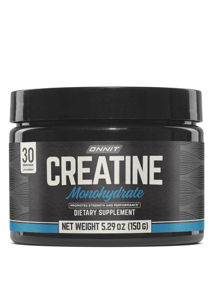 ONNIT Creatine Monohydrate Powder, IGEN(TM) Non-GMO Tested 5g Premium Creatine for Muscle Strength, Power and Lean Mass, Supports Brain Health - Maple Wellness Supplements