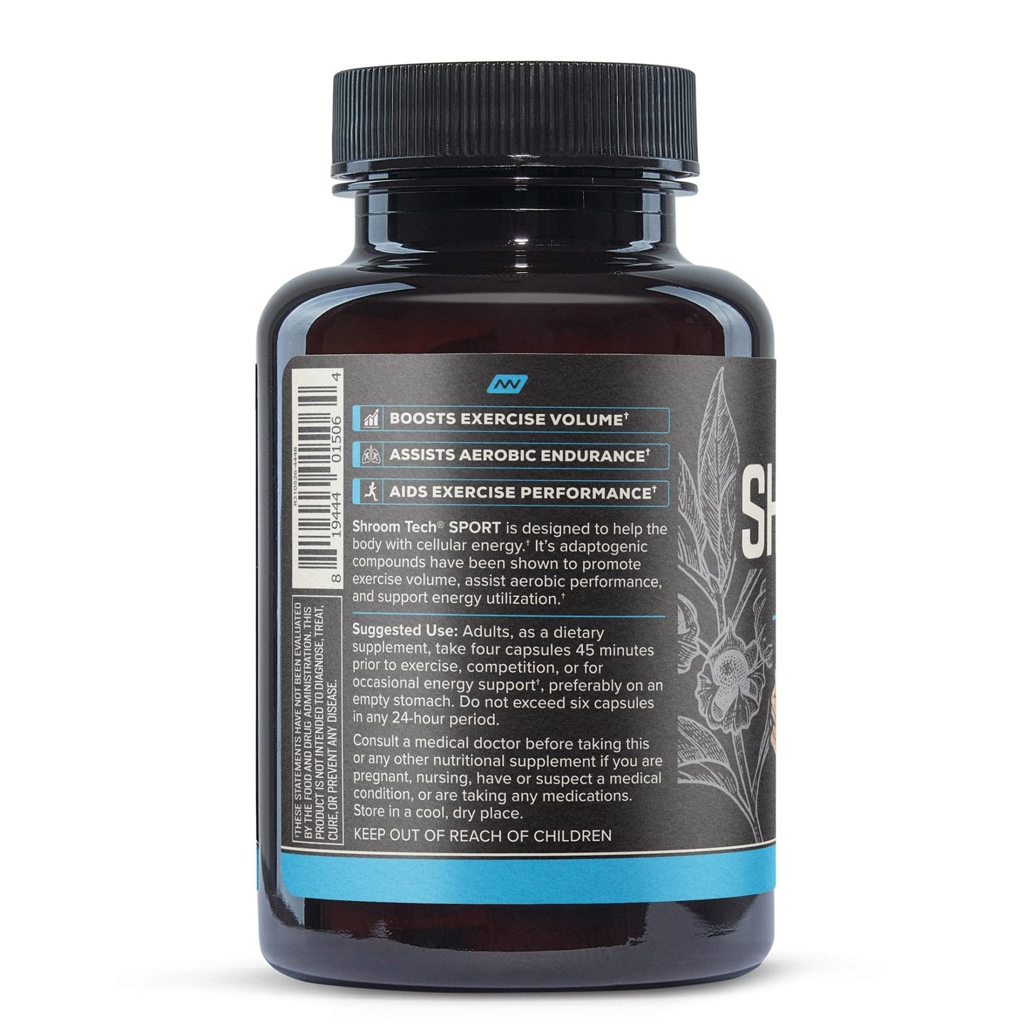 Onnit Shroom Tech SPORT: Clinically Studied Preworkout Supplement with Cordyceps - Maple Wellness Supplements
