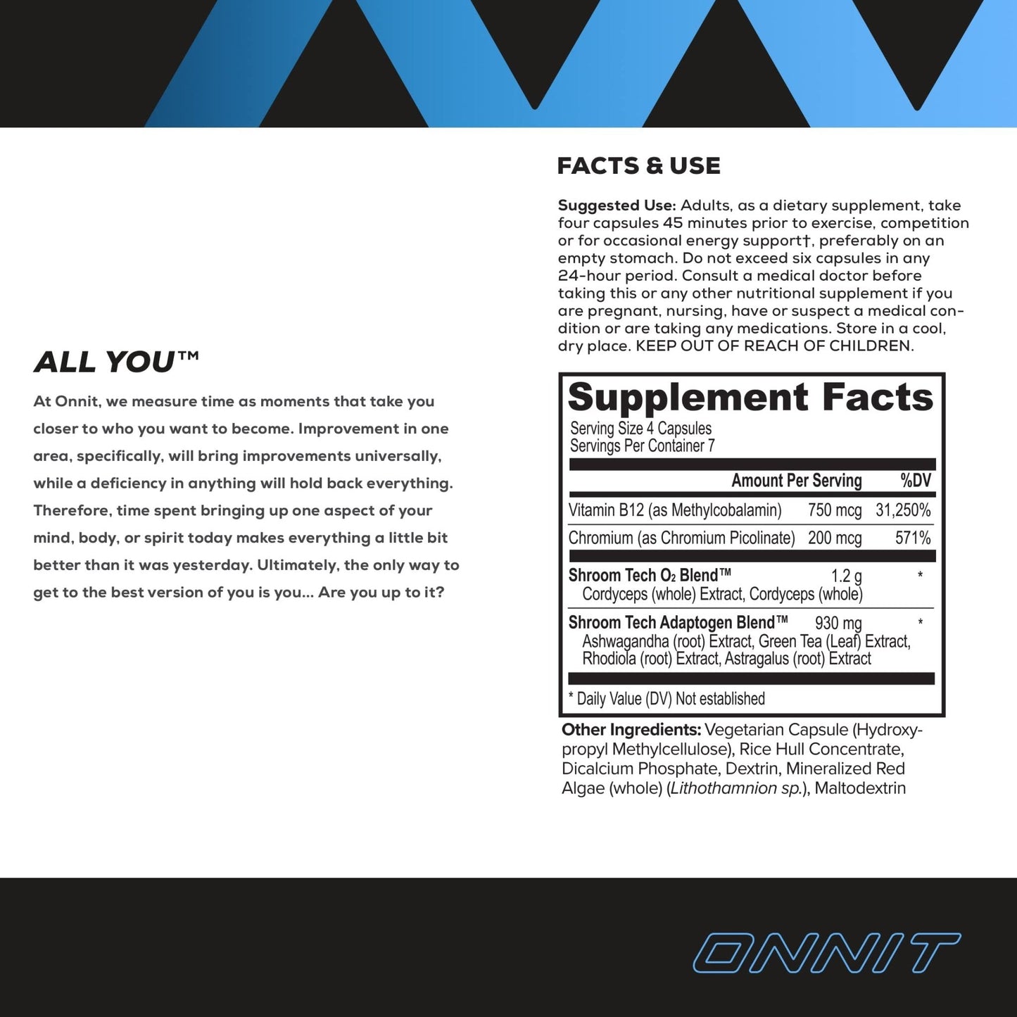Onnit Shroom Tech SPORT: Clinically Studied Preworkout Supplement with Cordyceps - Maple Wellness Supplements
