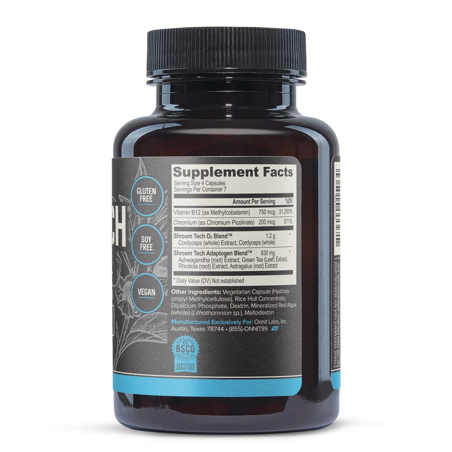 Onnit Shroom Tech SPORT: Clinically Studied Preworkout Supplement with Cordyceps - Maple Wellness Supplements