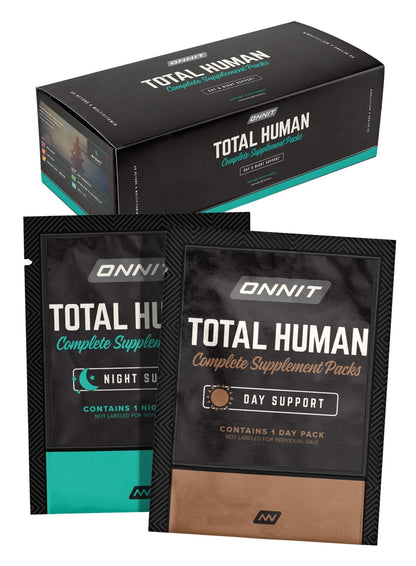 ONNIT Total Human Day and Night Vitamin Packs for Men and Women,Capsule, 30-Day - Maple Wellness Supplements