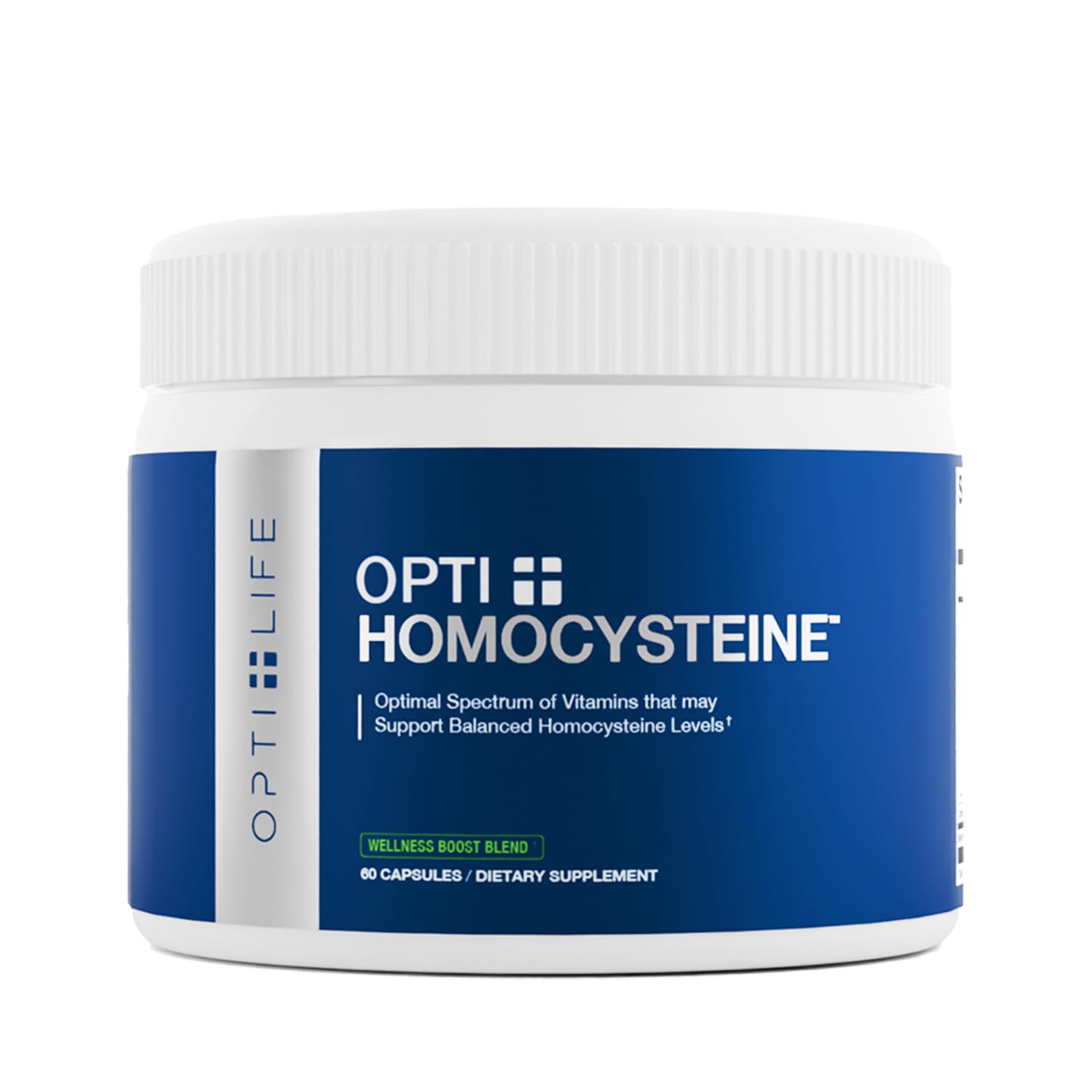 Opti + Homocysteine Capsules | Daily Brain and Heart Health Supplements* | Brain Supplement with Methylcobalamin & Methylfolate | 60 capsules/30 Servings - Maple Wellness Supplements