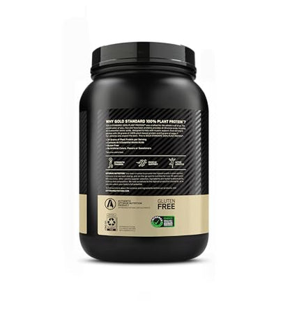 Optimum Nutrition Gold Standard 100% Plant Based Protein Powder, Gluten Free, Vegan - Maple Wellness Supplements