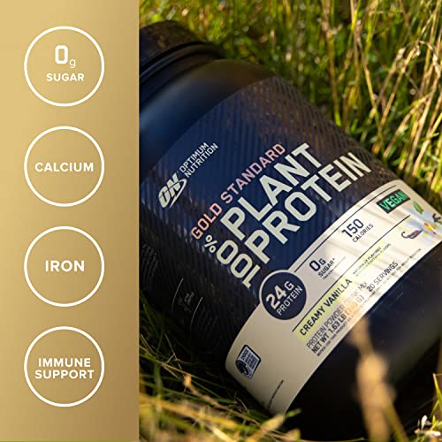 Optimum Nutrition Gold Standard 100% Plant Based Protein Powder, Gluten Free, Vegan - Maple Wellness Supplements
