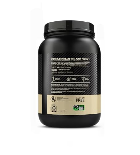 Optimum Nutrition Gold Standard 100% Plant Based Protein Powder, Gluten Free, Vegan Pro - Maple Wellness Supplements