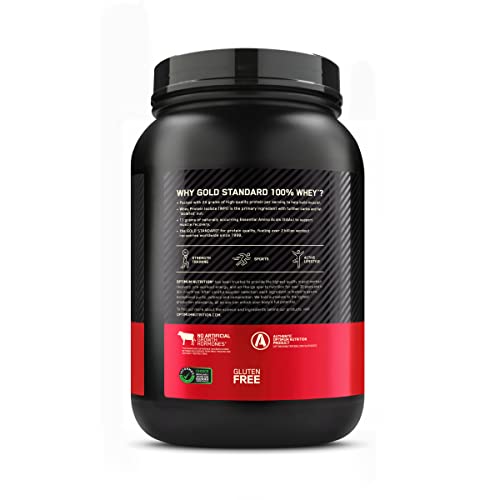 Optimum Nutrition Gold Standard 100% Whey Protein Powder, Chocolate Mint, 2 Pound - Maple Wellness Supplements