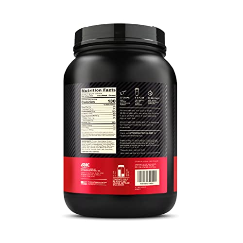 Optimum Nutrition Gold Standard 100% Whey Protein Powder, Chocolate Mint, 2 Pound - Maple Wellness Supplements