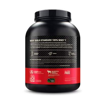Optimum Nutrition Gold Standard 100% Whey Protein Powder, Cookies & Cream, 5 Pound - Maple Wellness Supplements