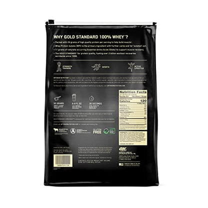 Optimum Nutrition Gold Standard 100% Whey Protein Powder, Extreme Milk Chocolate - Maple Wellness Supplements