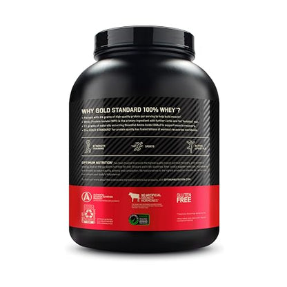 Optimum Nutrition Gold Standard 100% Whey Protein Powder, Rocky Road, 5 Pound - Maple Wellness Supplements