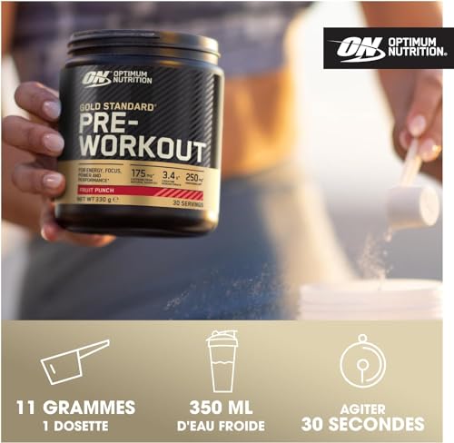 Optimum Nutrition Gold Standard Pre Workout Powder, Energy Drink with Creatine - Maple Wellness Supplements