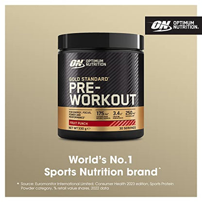 Optimum Nutrition Gold Standard Pre Workout Powder, Energy Drink with Creatine Monohy - Maple Wellness Supplements