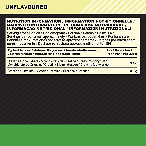 Optimum Nutrition Micronised Creatine Powder, 100% Pure Creatine Monohydrate Powder - Maple Wellness Supplements