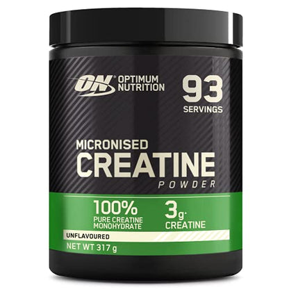 Optimum Nutrition Micronised Creatine Powder, 100% Pure Creatine Monohydrate Powder - Maple Wellness Supplements