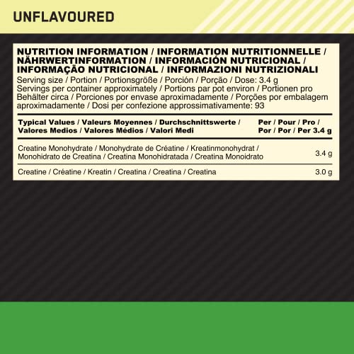 Optimum Nutrition Micronised Creatine Powder, 100% Pure Creatine Monohydrate Powder - Maple Wellness Supplements