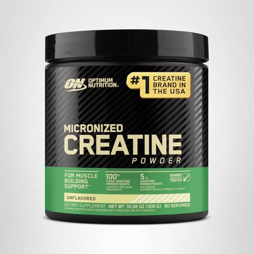 Optimum Nutrition Micronized Creatine Monohydrate Capsules, Keto Friendly, 2500mg, 100 Capsules - Maple Wellness Supplements