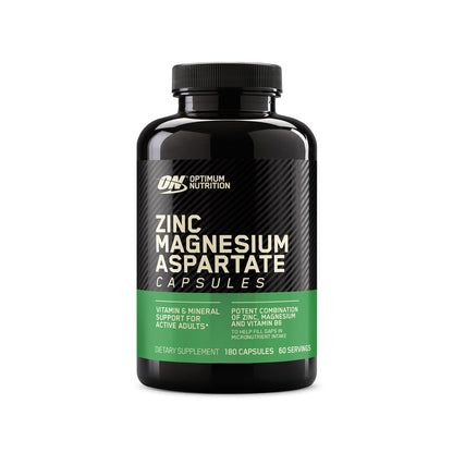 Optimum Nutrition Muscle Recovery and Endurance Supplement for Men and Women, Zinc and Magnesium Supplement, 180 Count - Maple Wellness Supplements