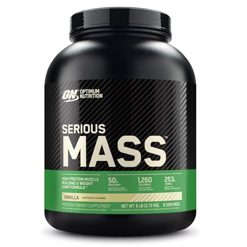 Optimum Nutrition Serious Mass, Weight Gainer Protein Powder, with Added Immune Supp - Maple Wellness Supplements