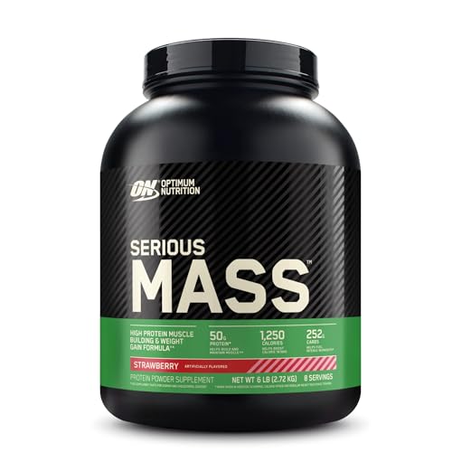 Optimum Nutrition Serious Mass, Weight Gainer Protein Powder with Immune Support - Maple Wellness Supplements