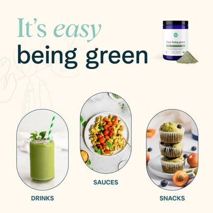 Ora Organic Greens Powder - Vegan, Gluten-Free, Organic Super Greens Drink for Energy and Detox | Antioxidants & Adaptogenic Herbs | 20+ Superfood Greens Blend - Citrus Flavor, 30 Servings - Maple Wellness Supplements