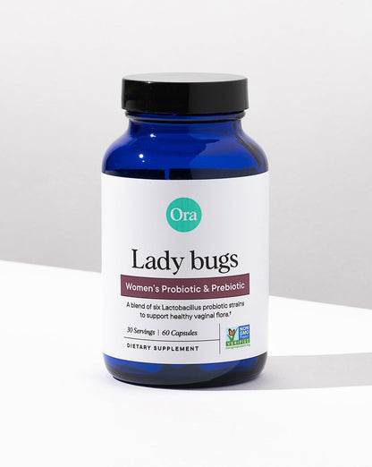 Ora Organic Probiotic for Women with L. crispatus, 6 Clinically Studied Lactobacillus Strains for Vaginal, pH & Urinary Tract Health, - Maple Wellness Supplements