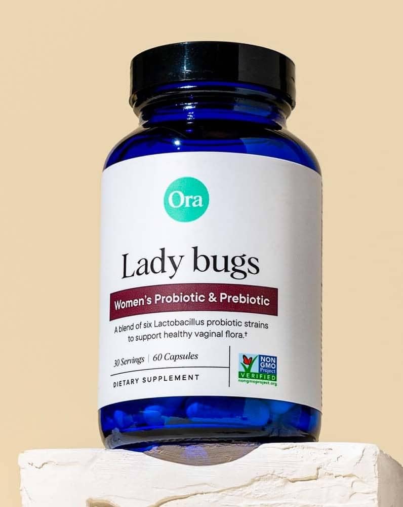 Ora Organic Probiotic for Women with L. crispatus, 6 Clinically Studied Lactobacillus Strains for Vaginal, pH & Urinary Tract Health, - Maple Wellness Supplements