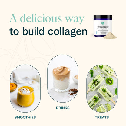 Ora Organic Vegan Collagen-Boosting Powder for Women and Men - Hair, Skin, & Nails Support - Bamboo Silica, Plant-Based Protein, Organic Vitamin C, Aloe Vera - Vanilla Flavor, 20 Servings - Maple Wellness Supplements