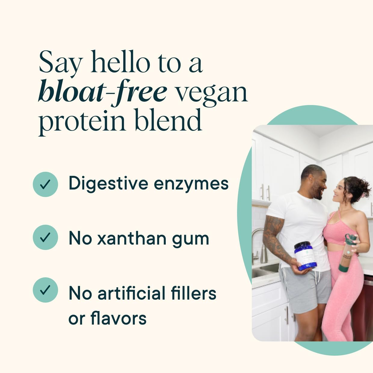 Ora Organic Vegan Protein Powder - 23g Plant Based Pea Protein Unflavored - Maple Wellness Supplements