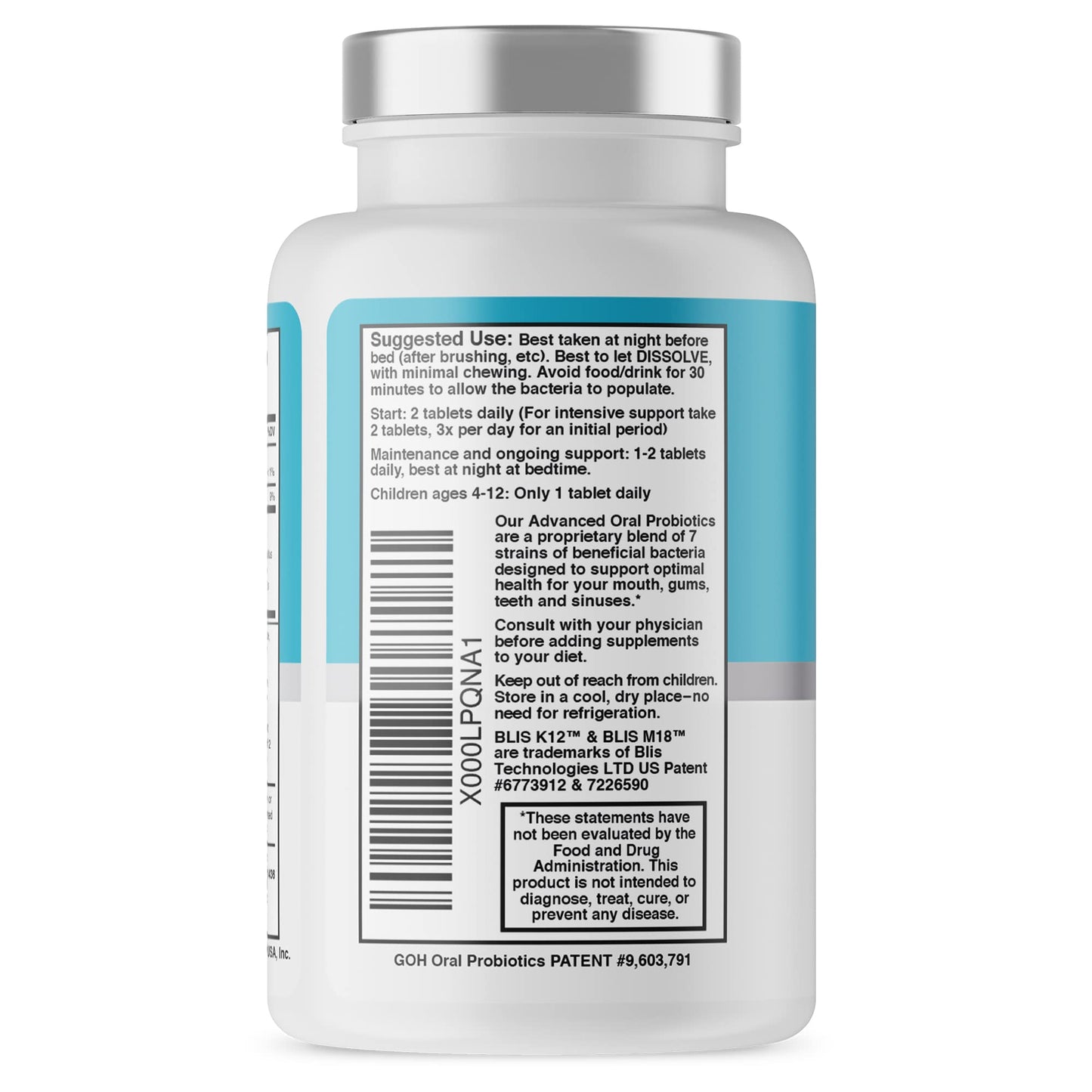 Oral Probiotics for Mouth Bad Breath Treatment for Adults: Dentist Formulated Advanced - Maple Wellness Supplements