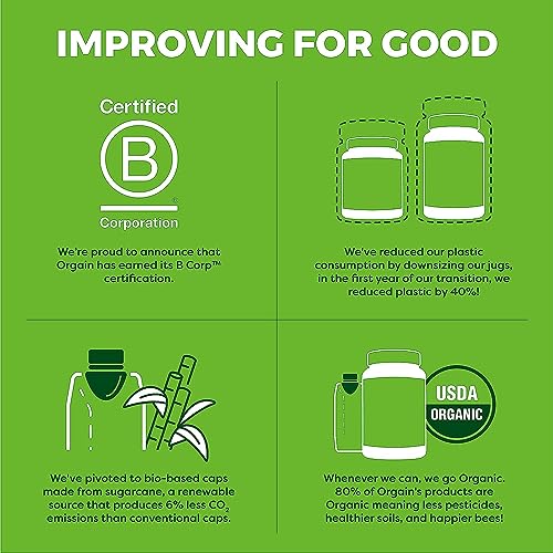 Orgain Organic Vegan Meal Replacement Protein Powder, Vanilla Bean - 20g Plant Based - Maple Wellness Supplements