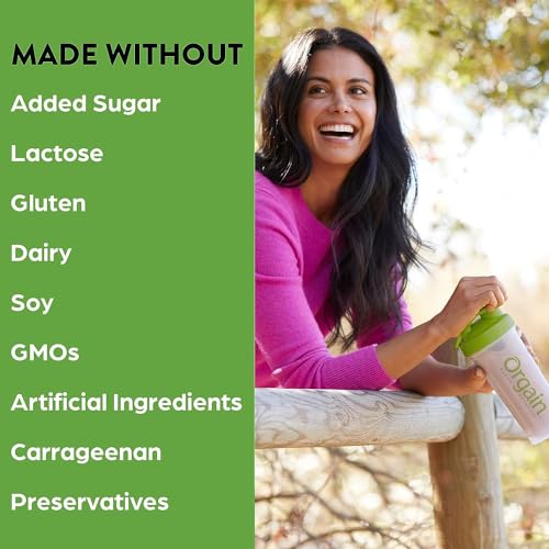 Orgain Organic Vegan Meal Replacement Protein Powder, Vanilla Bean - 20g Plant Based - Maple Wellness Supplements