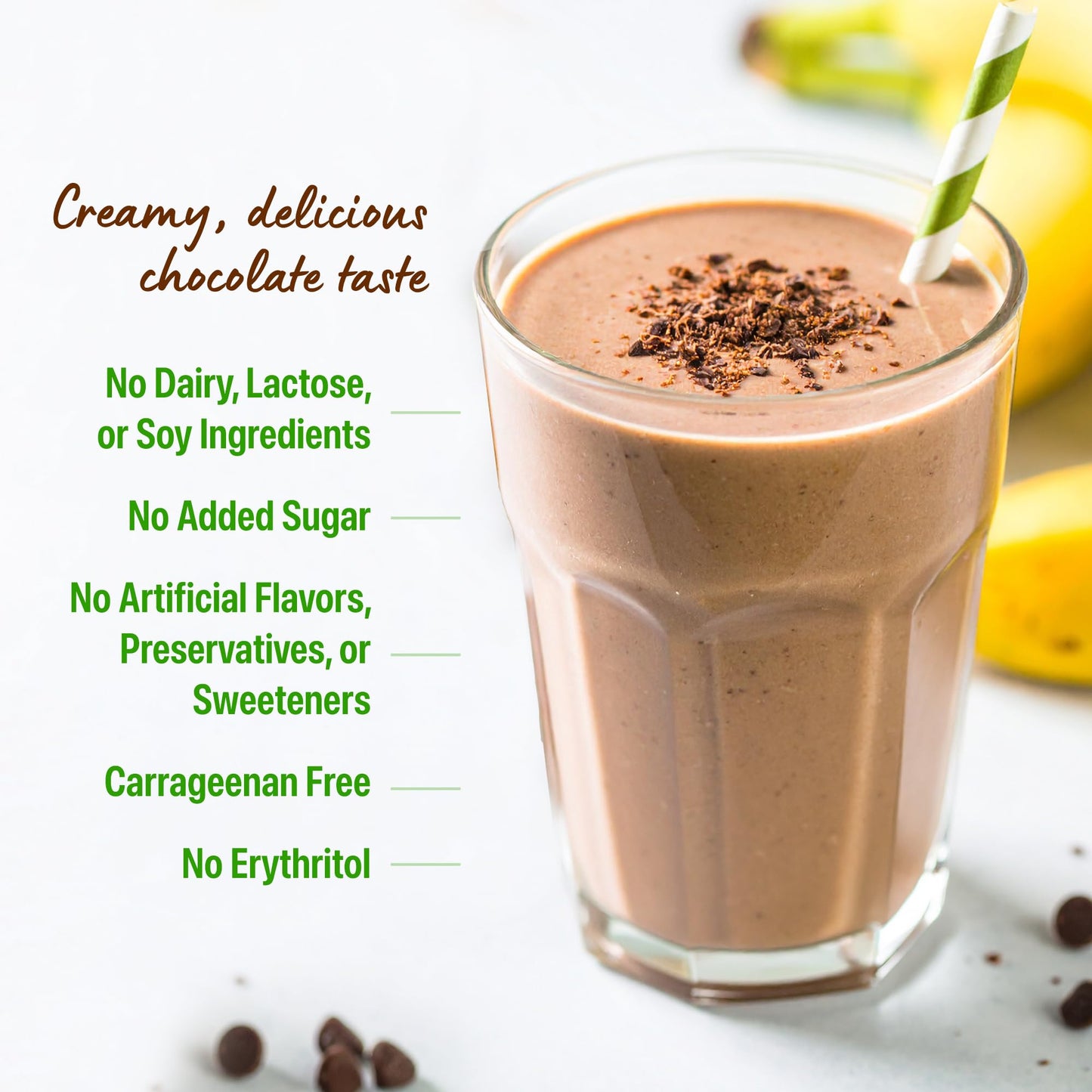 Orgain Organic Vegan Protein Powder, Creamy Chocolate Fudge - 21g Plant Protein, 7g Prebiotic Fiber, Low Net Carb, No Lactose Ingredients, No Added Sugar - Maple Wellness Supplements