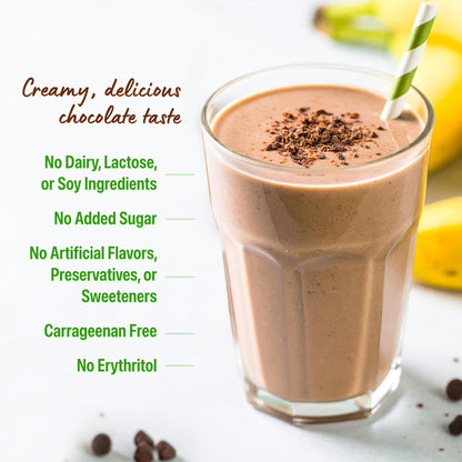 Orgain Organic Vegan Protein Powder, Creamy Chocolate Fudge - 21g Plant Protein, 7g Prebiotic Fiber, Low Net Carb, No Lactose Ingredients, No Added Sugar - Maple Wellness Supplements