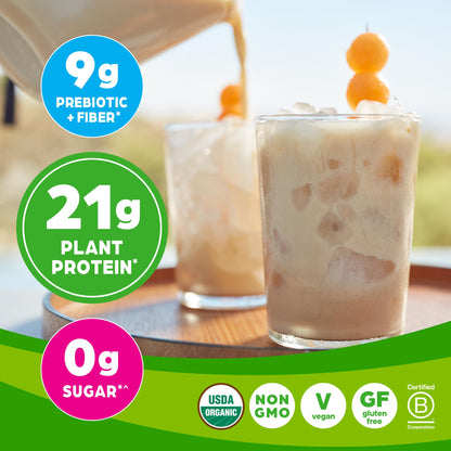 Orgain Organic Vegan Protein Powder, Horchata - 21g of Plant Based Protein, Low Net - Maple Wellness Supplements