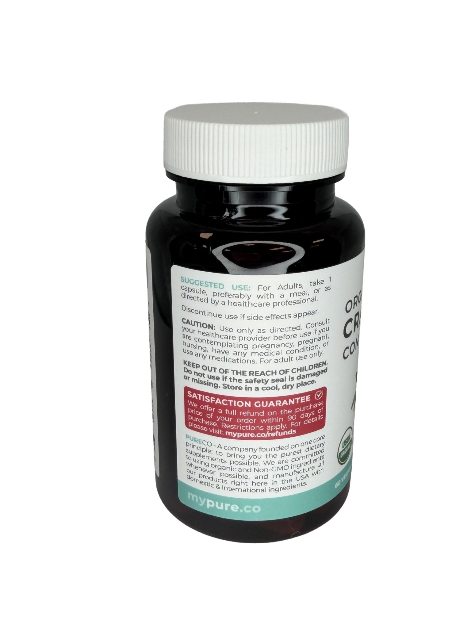 Organic Cranberry Pills - Vegan Supplement for Urinary Tract Health & Kidney Cleanse - Cranberry Pills for Women 500mg 50:1 Cranberry Concentrate Per Serving - Maple Wellness Supplements