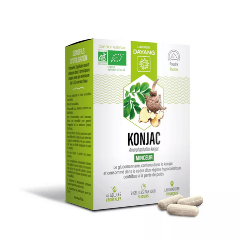 Organic Konjac 45 capsules - DAYANG - Maple Wellness Supplements