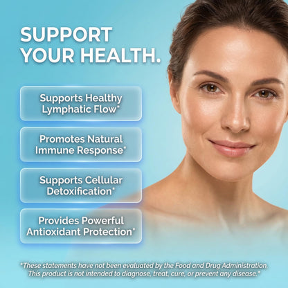 Organic Lymphatic Drainage Supplement | Lymphatic Support Drops | Burdock Root Echinacea Elderberry Dandelion Astragalus Milk Thistle Sea Moss Red Clover - Maple Wellness Supplements