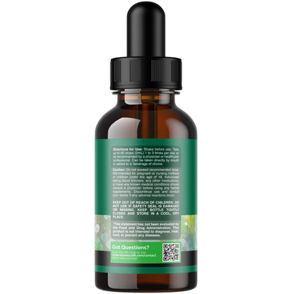 Organic Lymphatic Support Drainage Drops - Herbal Lymphatic Cleanse and Immune Support Supplement with Organic Echinacea Goldenseal & Red Clover Extract - Vegan Non GMO and Alcohol Free - 2 Fl Oz - Maple Wellness Supplements