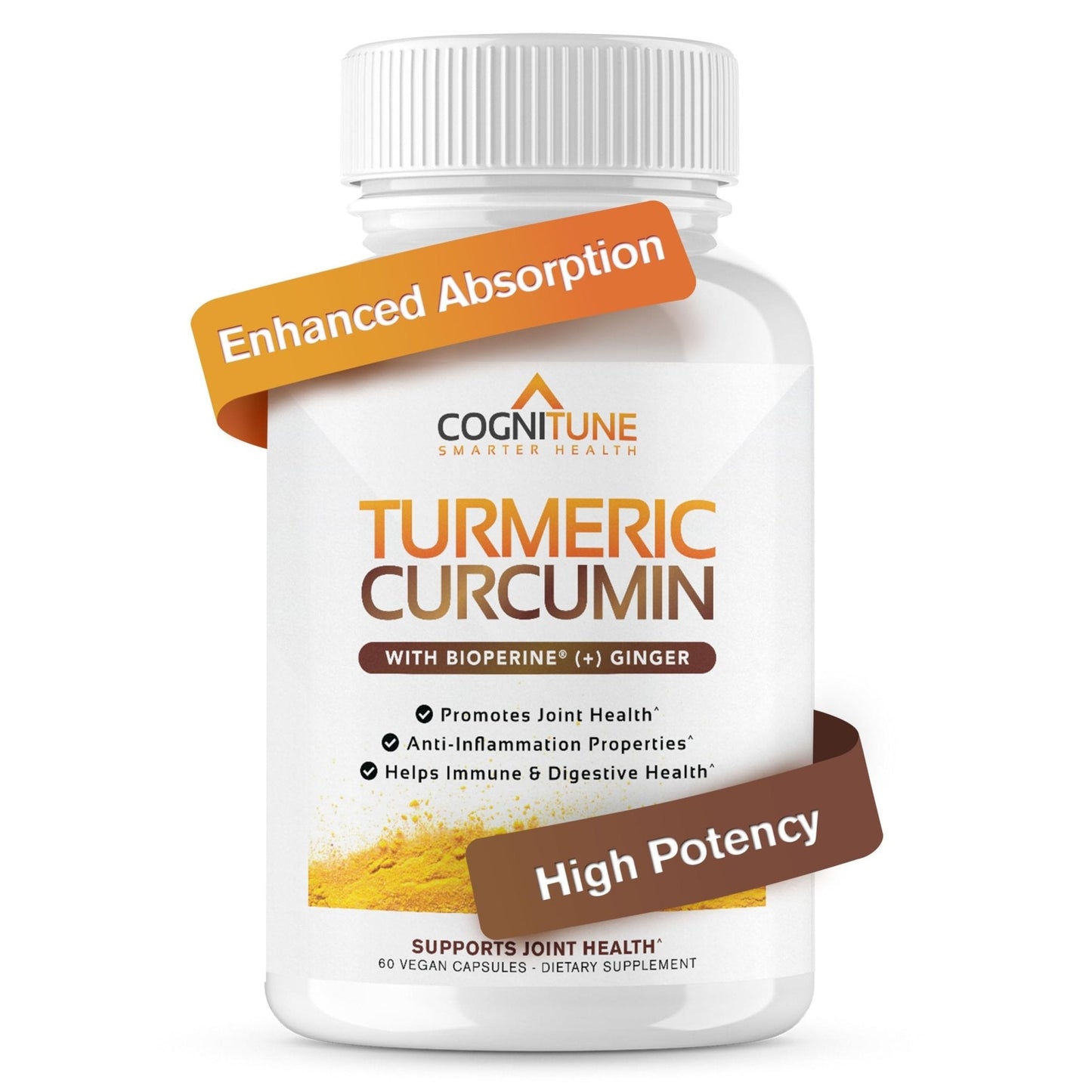 Organic Turmeric & Ginger Capsules - Turmeric Curcumin with Ginger & BioPerine, 95% Curcuminoids - Joint, Digestion, Immunity Support, Black Pepper Extract for Increased Absorption - Maple Wellness Supplements