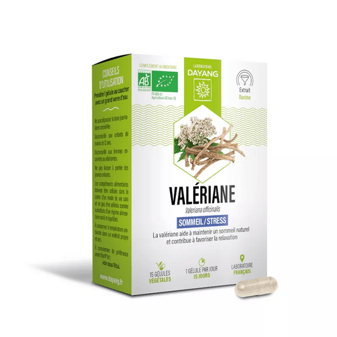 Organic Valerian 15 capsules - DAYANG - Maple Wellness Supplements