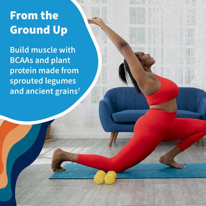 Organic Vegan Vanilla Protein Powder - Garden of Life – 22g Complete Plant Based Raw - Maple Wellness Supplements