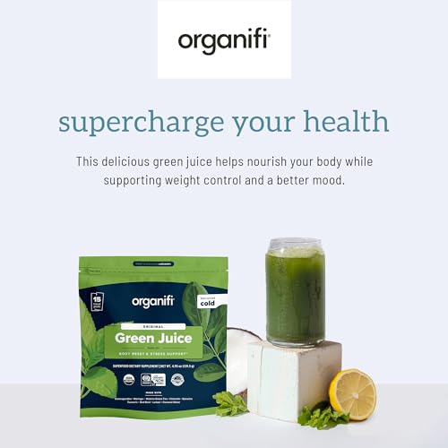 Organifi: GO Packs - Green Juice - Organic Superfood Supplement Powder - 15 Servings - Maple Wellness Supplements