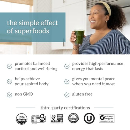 Organifi Green Juice - Organic Superfood Powder - 90-Day Supply - Organic Vegan Greens - Maple Wellness Supplements