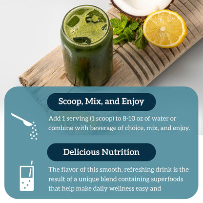 Organifi Green Juice - Powder Supplement with Organic Spirulina, Ashwagandha - Maple Wellness Supplements