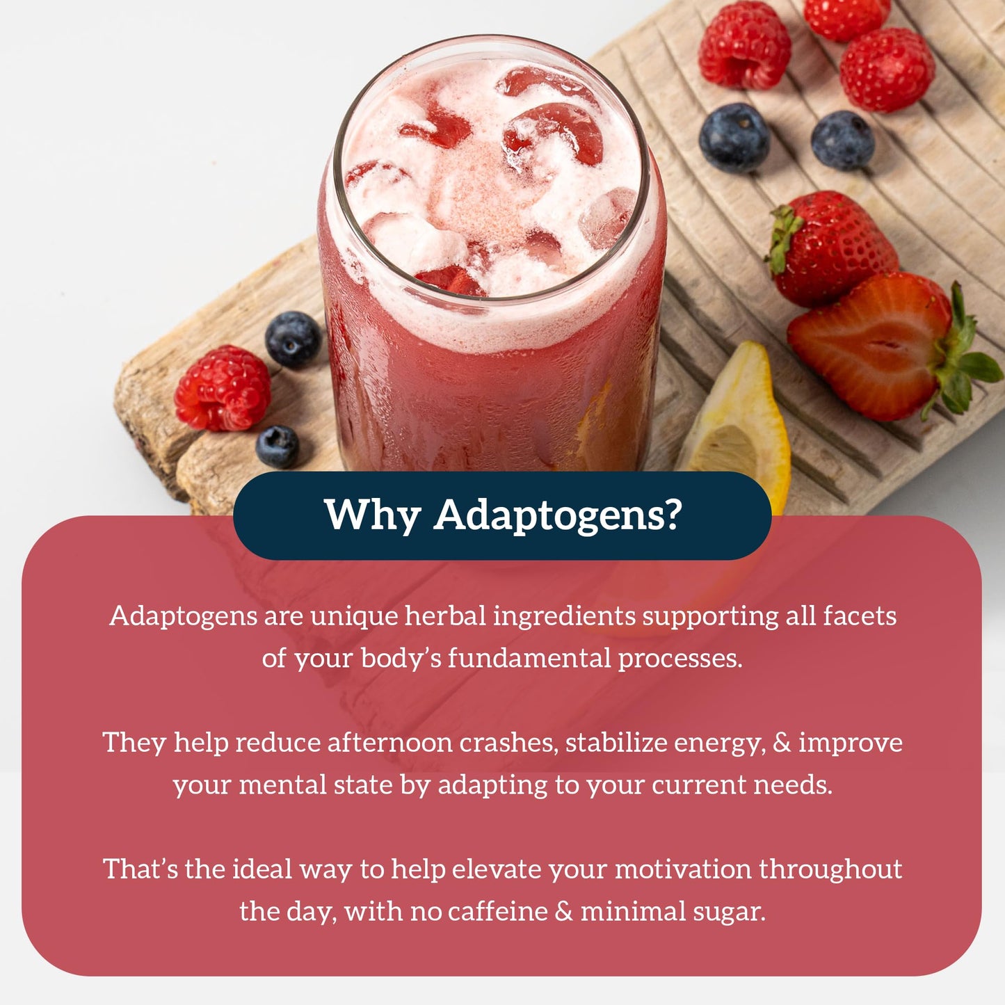 Organifi Red Juice - Vegan Energy Powder - Berry-Flavored Adaptogen Drink - Maple Wellness Supplements