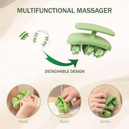 Osmibe Cellulite Manual Massager - Lymphatic Drainage Massager with Detachable Handles - Reduce Cellulite and Stretch Marks on Legs and Body - Maple Wellness Supplements