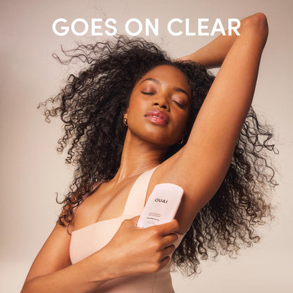 OUAI Aluminum Free Deodorant - Women's Deodorant with 24-Hour Odor Control & Invisible Application - Enriched with Notes of Rose, Berry, Lychee & Pink Peppercorn - Melrose Place (2.5 oz) - Maple Wellness Supplements